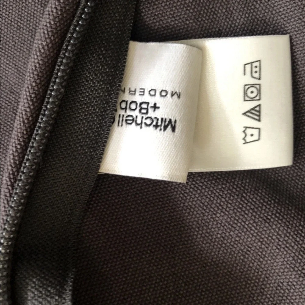 Mitchell Gold + Bob Williams Pillow Sham*Eggplant & Kiwi Green Piping MSRP $140